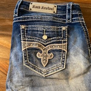 Size 31 Rock Revival Capris